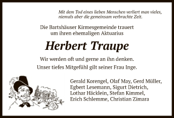 Traueranzeigen Von Herbert Traupe Trauer HNA De