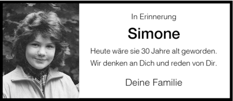  Traueranzeige für Simone Bobermin vom 02.10.2007 aus HNA