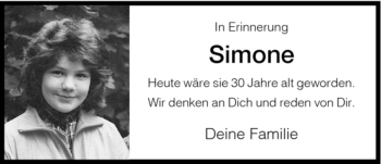 Traueranzeige von Simone Bobermin von HNA