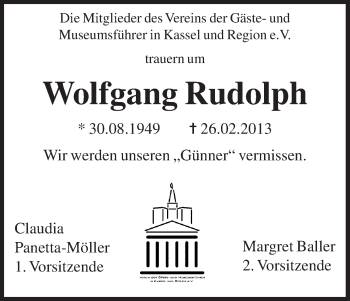 Traueranzeige von Carsten Goos von HNA