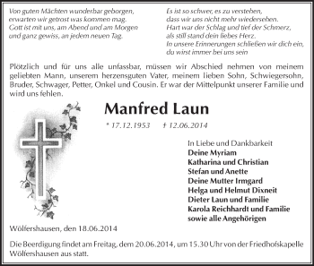 Traueranzeige von Hildegard Holzapfel von HNA