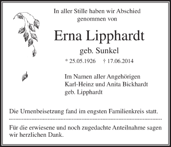 Traueranzeige von Kurt Westhausen von HNA