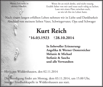 Traueranzeige von Lenchen Weitemeier von HNA