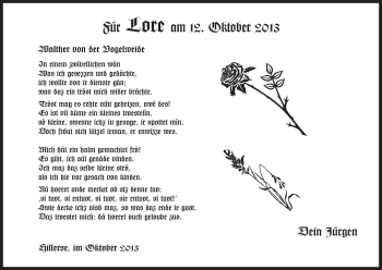 Traueranzeige von Walther von der Vogelweide von HNA