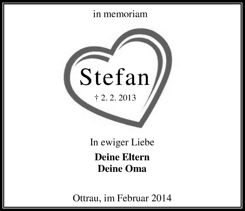  Traueranzeige für Stefan Oppermann vom 01.02.2014 aus HNA