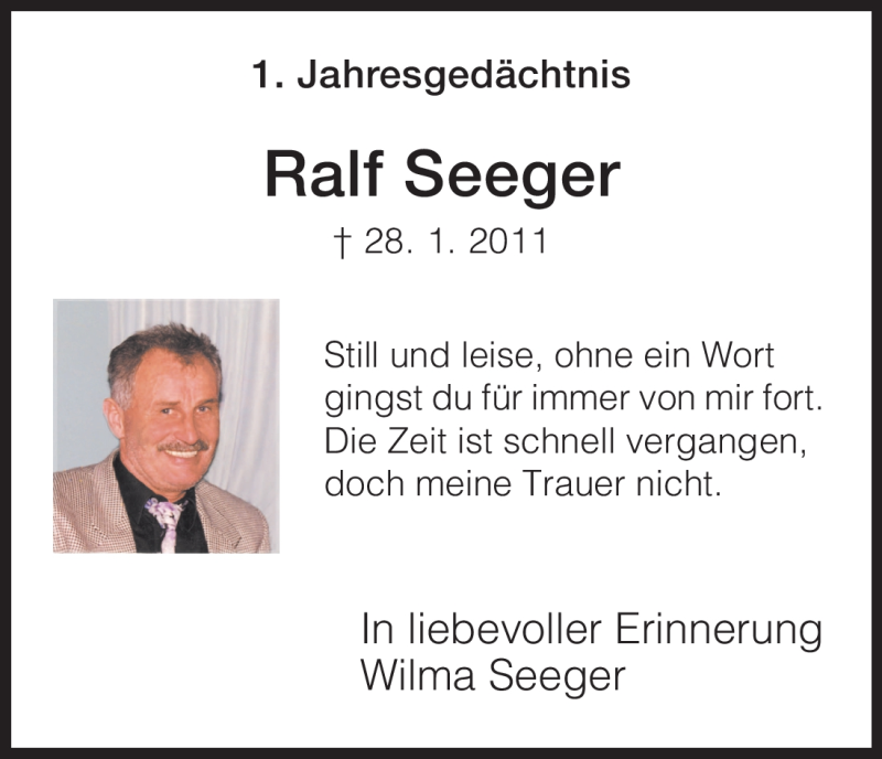 Ralf Seeger Tot