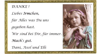 Traueranzeige von Irmchen  von HNA