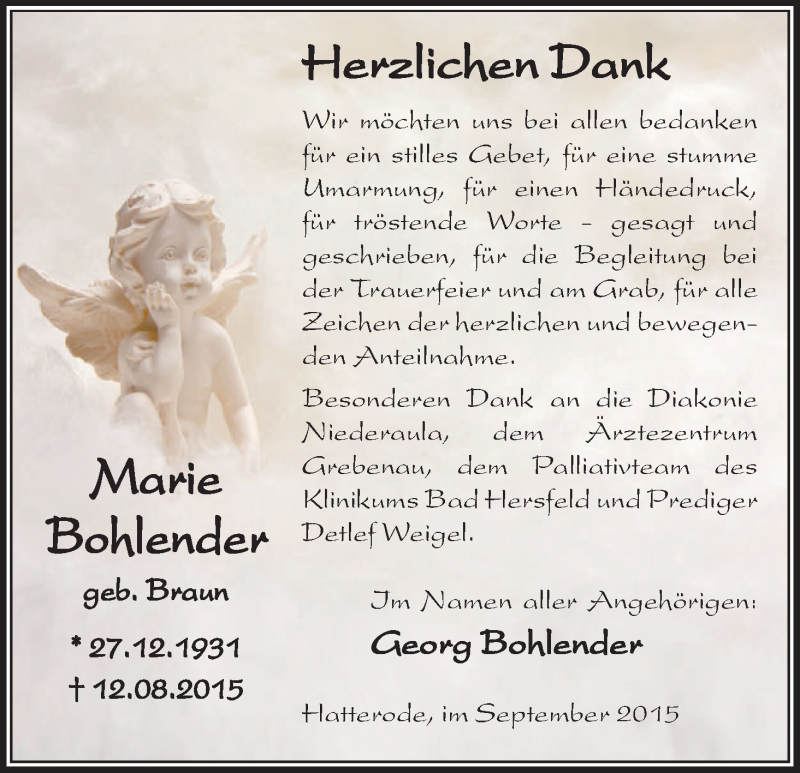  Traueranzeige für Vera Keßler vom 27.07.2013 aus HNA
