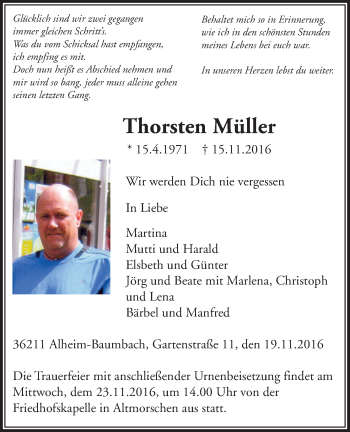 Traueranzeige von Irmgard Wagner von HNA