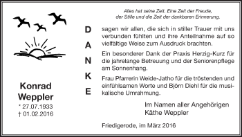 Traueranzeige von Anna Elisabeth Brieger von HNA