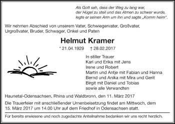 Traueranzeige von Renate Lotz von HNA