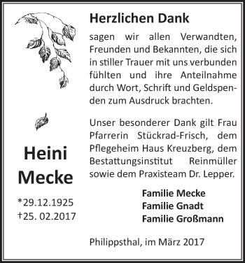 Traueranzeige von Anna Röttgers von HNA