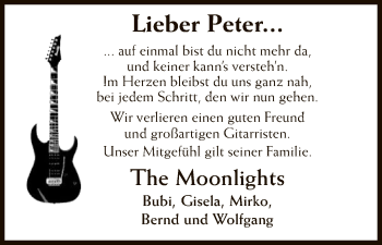 Traueranzeige von Peter  von HNA