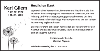 Traueranzeige von Christian  von HNA