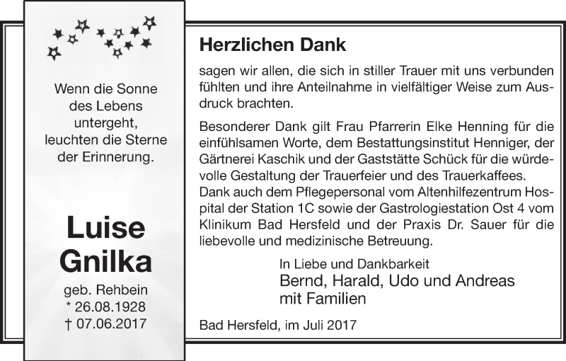  Traueranzeige für Anny Henning vom 15.03.2014 aus HNA