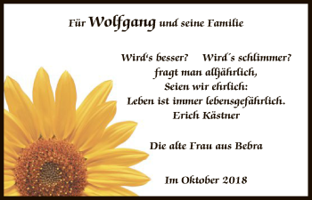 Traueranzeige von Wolfgang  von HNA