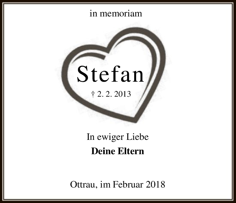  Traueranzeige für Stefan Oppermann vom 02.02.2018 aus HNA