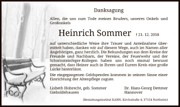 Traueranzeige von Heinrich Sommer von HNA