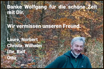 Traueranzeige von Wolfgang  von HNA