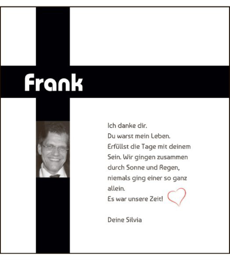  Traueranzeige für Frank Zindel vom 12.10.2021 aus HNA