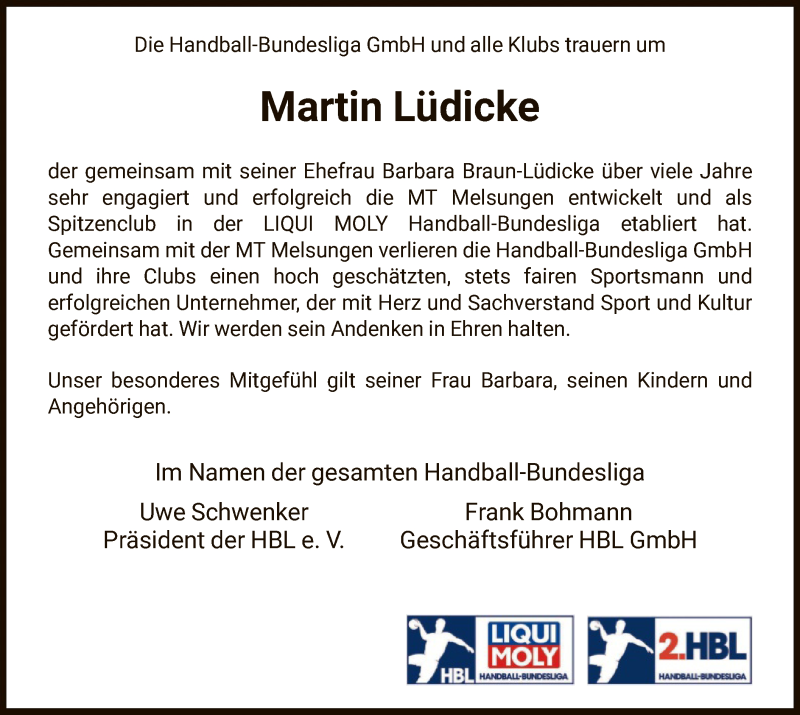  Traueranzeige für Martin Lüdicke vom 30.12.2021 aus HNA