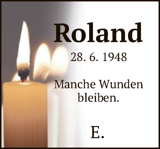 Traueranzeige von Roland  von HNA