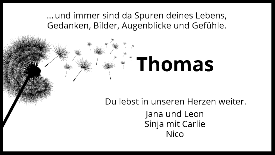Traueranzeige von Thomas Scheuermann von HNA