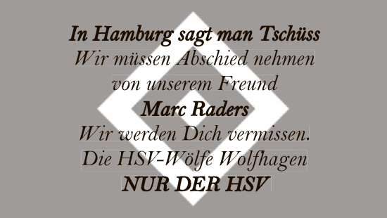 Traueranzeige von Marc Raders von HNA
