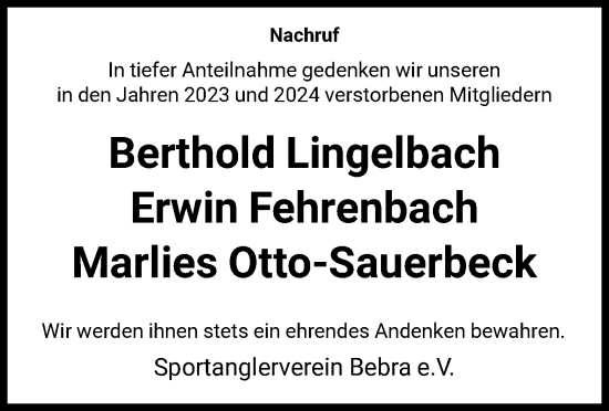 Traueranzeige von Im Gedenken  2023-2024 von HNAHNA
