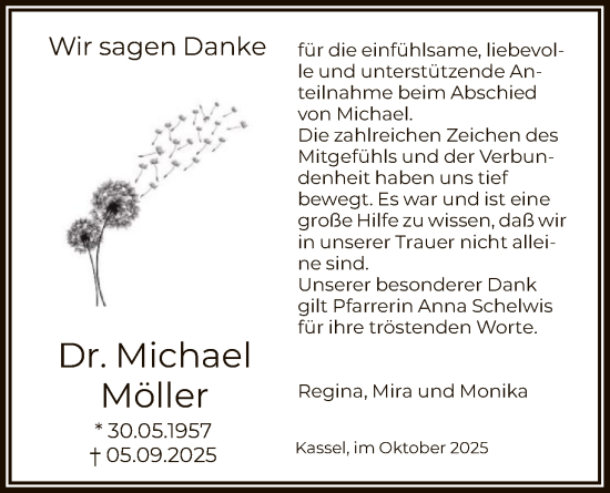 Traueranzeige von Michael Möller von HNA