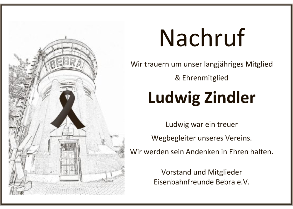  Traueranzeige für Ludwig Zindler vom 12.12.2025 aus HNA