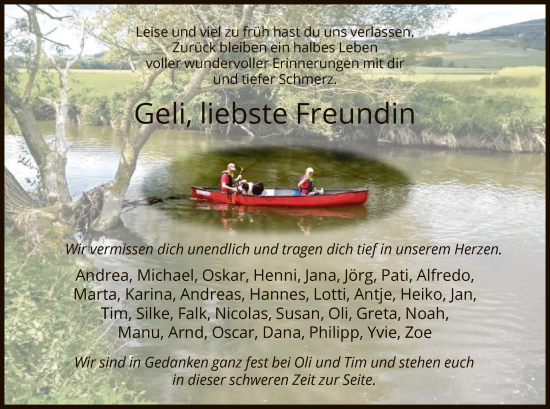 Traueranzeige von Angelika Deja von HNA