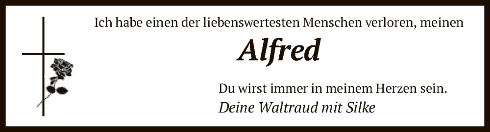  Traueranzeige für Alfred Jacob vom 24.01.2026 aus HNA